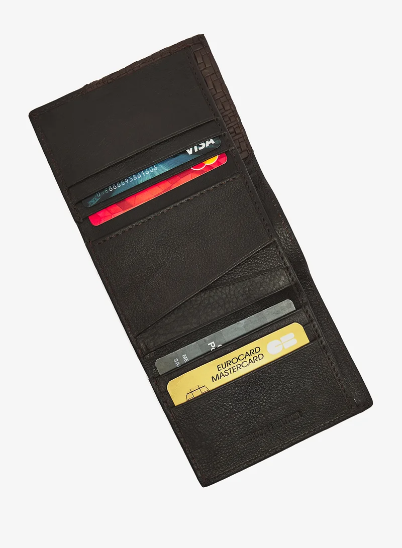 Robert Wood Genuine Leather Tri Fold Wallet